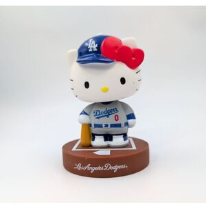 RARE 2014 Hello Kitty x LA Dodgers SGA Bobblehead - MLB Sanrio Limited Edition